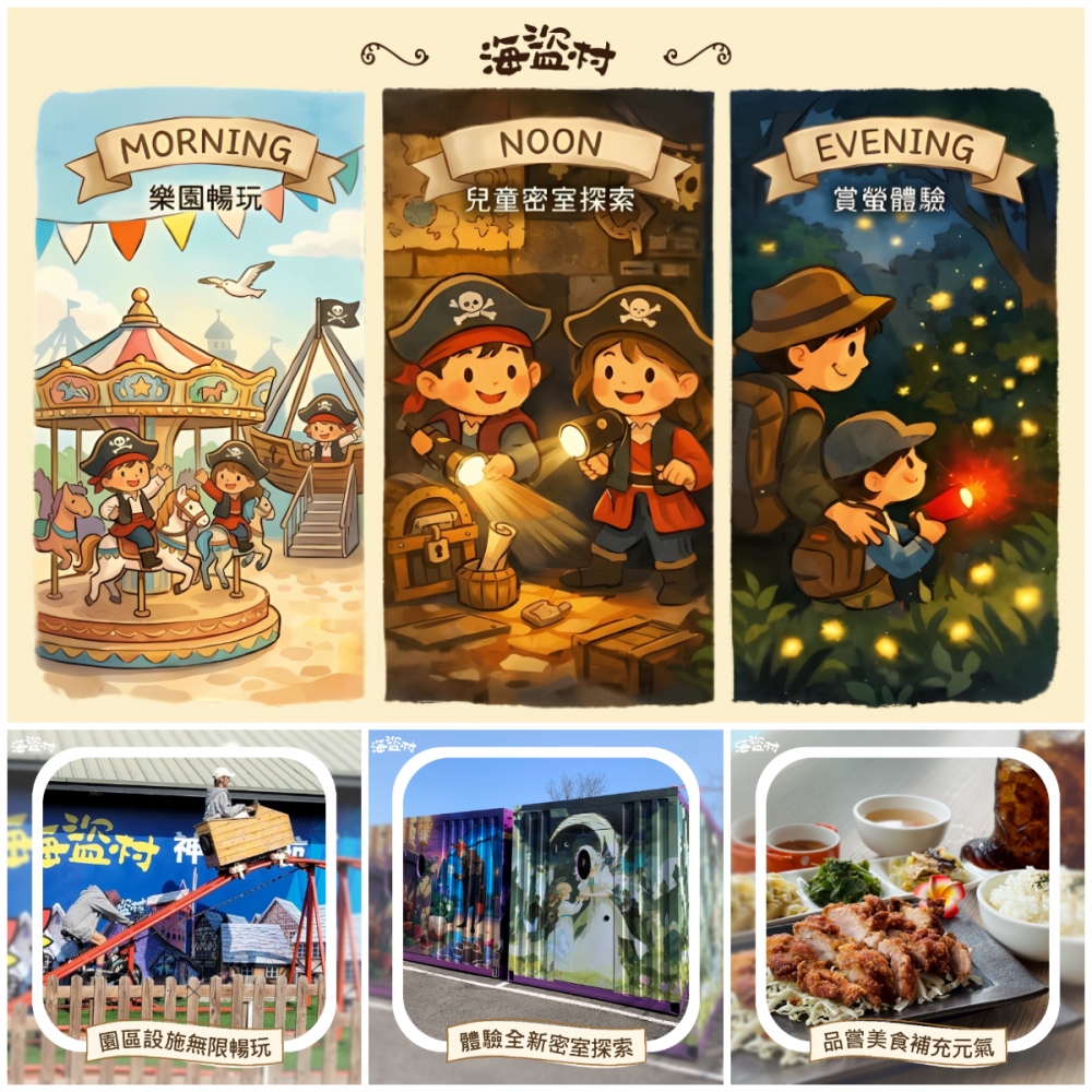 白天暢玩x夜晚賞螢,這樣安排剛剛好~